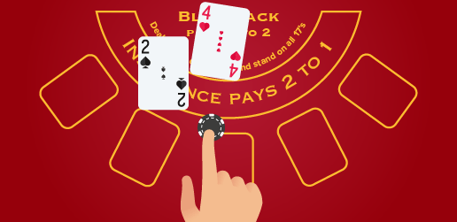 blackjack hand signals