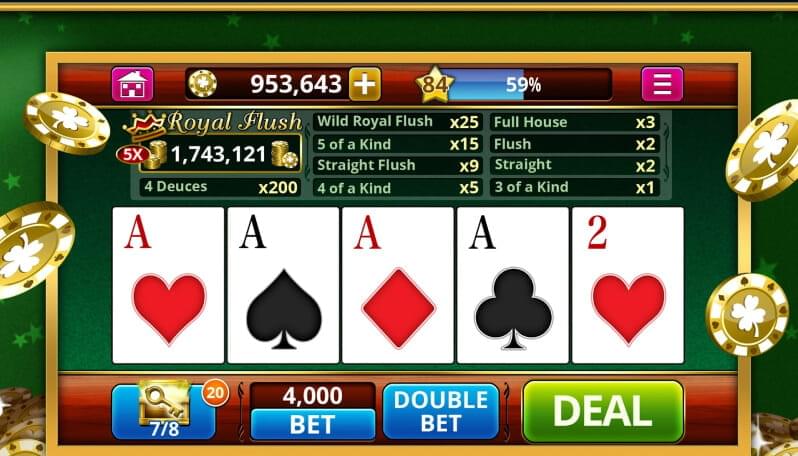 Free casino poker slot games