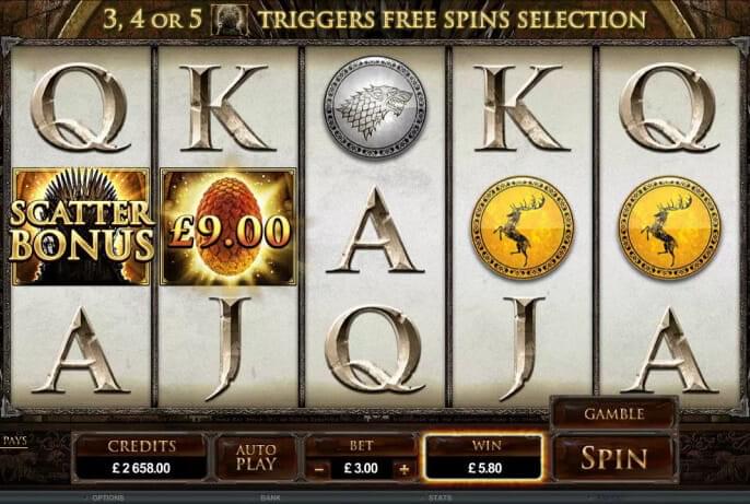 Game Of Thrones Slot Machine online, free