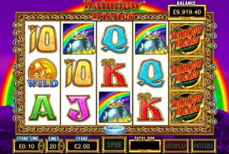 Rainbow riches slot game