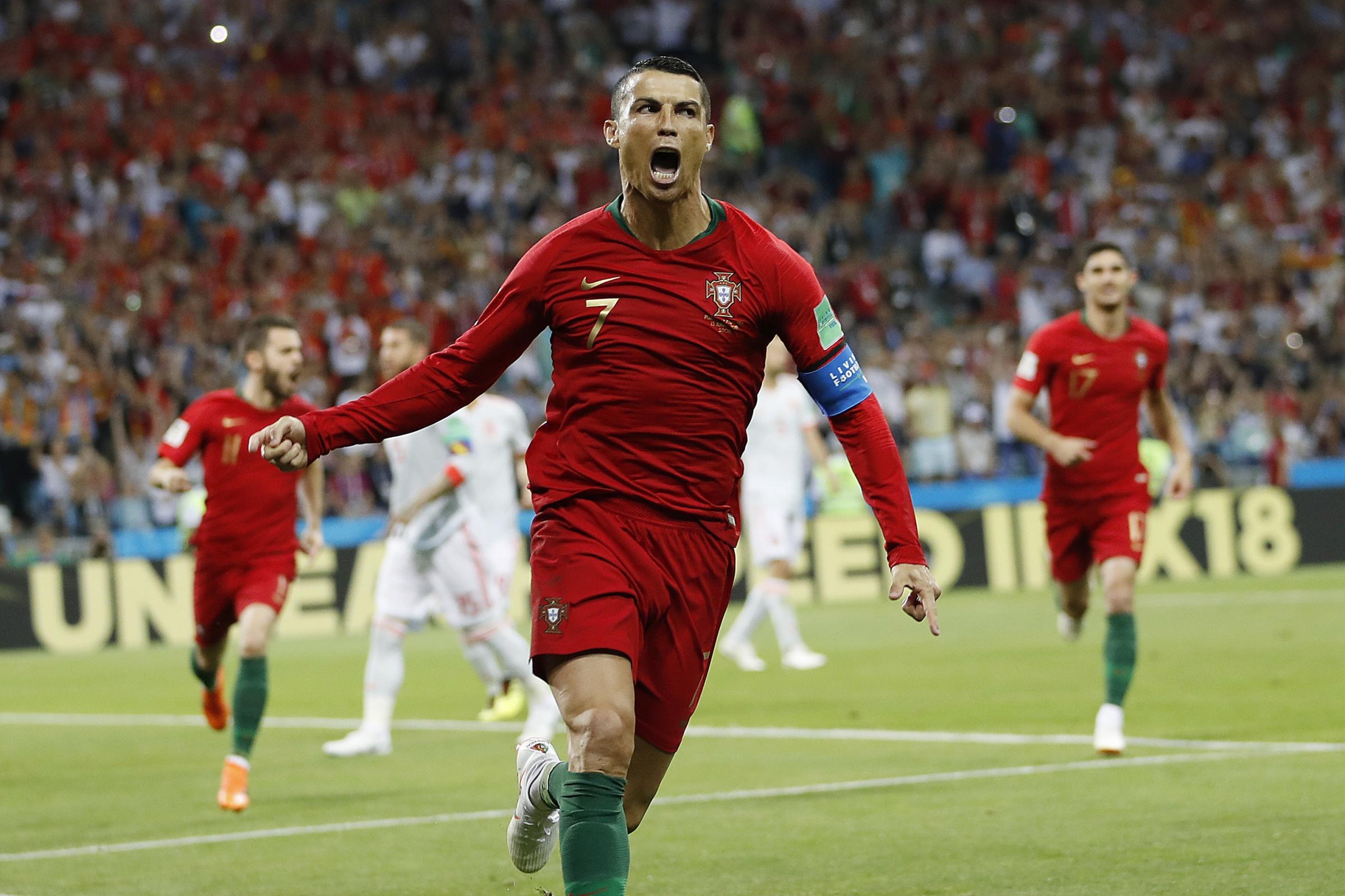 Cristiano Ronaldo Nets World Cup Hat Trick for Portugal vs. Spain