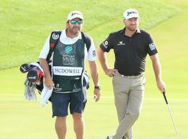 Graeme McDowell was a huge golf longshot at the Saudi Invitational, paying out at 80/1 for his victory. (Image: Getty)