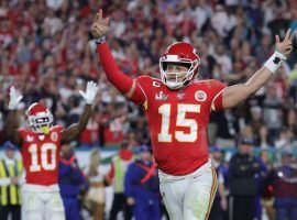 Kansas City quarterback Patrick Mahomes led the Chiefs to victory in Super Bowl 54, and as a result sportsbooks celebrated a million-dollar win over bettors. (Image: Getty)