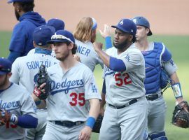 The Los Angeles Dodgers clinched a playoff spot on Wednesday, becoming the first MLB team to do so in the shortened 2020 season. (Image: Sean M. Haffey/Getty)