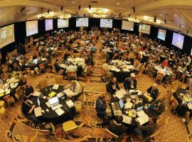 The National Horseplayers Championship is the most prestigious handicapping event in the world. Normally in February, it's Aug. 27-29 at Bally's in Las Vegas. (Image: Horsephotos)