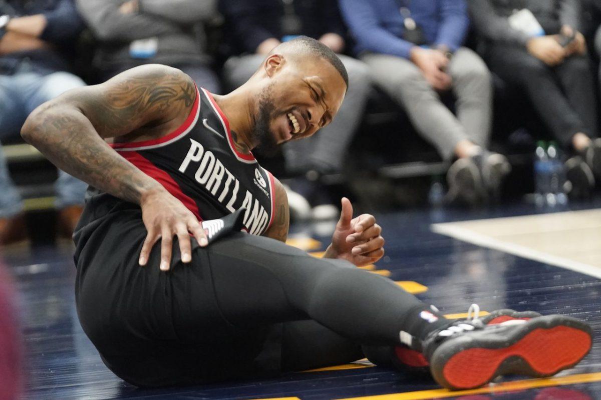 Portland Trail Blazers Damian Lillard Out With Injury (Lower Ab)