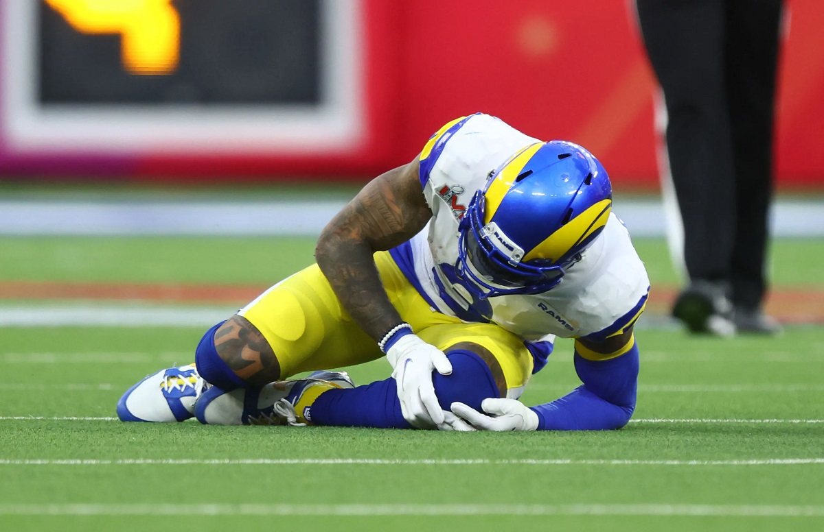 LA Rams WR Odell Beckham Jr Suffers Torn ACL Injury in Super Bowl