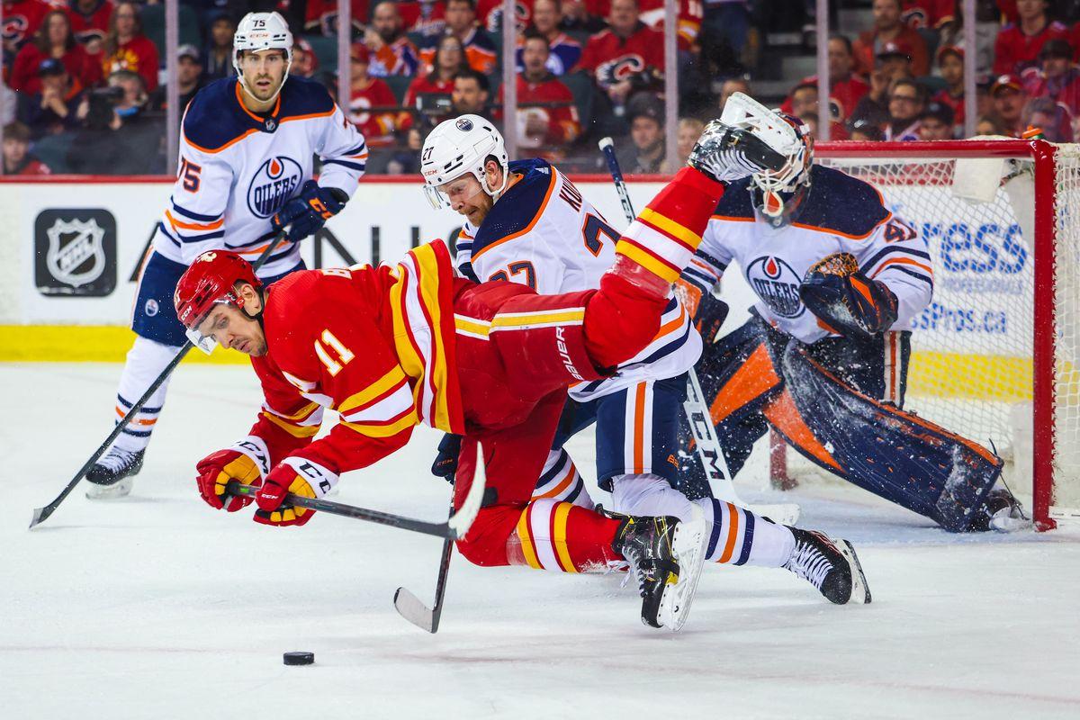 Battle of Alberta reaches new level as Edmonton Oilers win 8-3 in Calgary -  Edmonton
