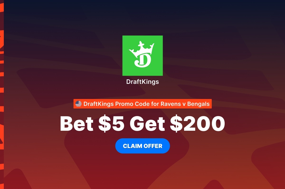 DraftKings promo code: Bet $5 on Bengals vs. Ravens, get $200, plus $1,050  in bonuses 